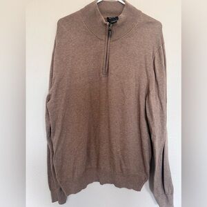 Jos A Bank Traveler Sweater 3/4 Zip - XL